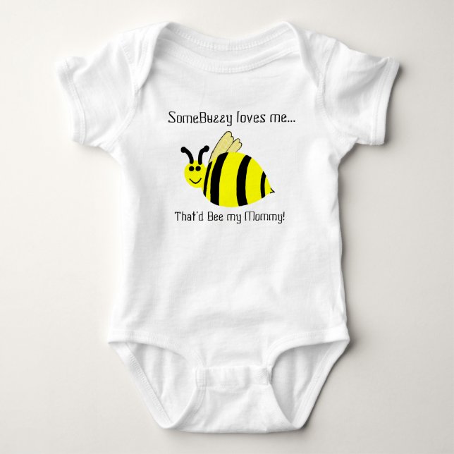 Body Mignonne maman M'Aime Bumble Bee Infant Chemise (Devant)