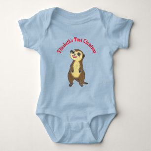 Body Mignonne Meerkat Mon premier maillot de bébé de No