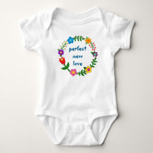 Body Mignonne Trendy Parfait New Love Baby Bodysuit Fle