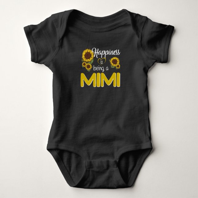 Body Mimi Gift| Le Bonheur Est Un Mi-Mi Tournesol (Devant)