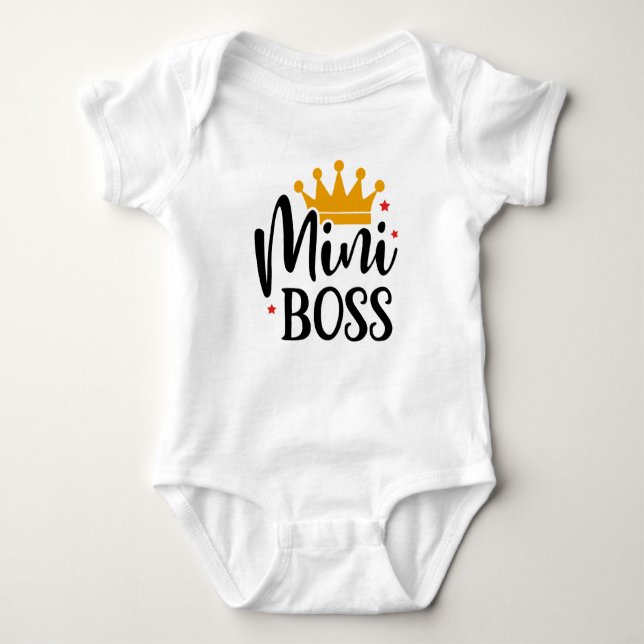 Body Mini Boss Baby Bodysuits (Devant)