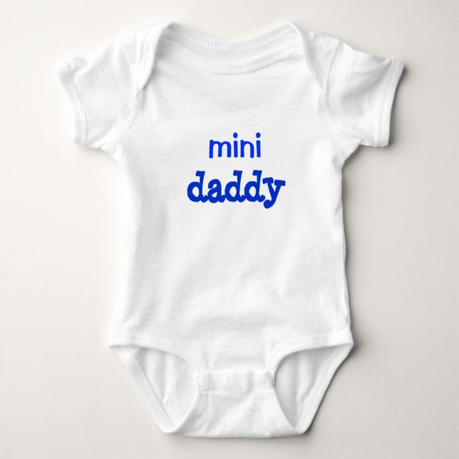 Body Mini-papa, rampante bébé en coton Jersey pour garç (Devant)