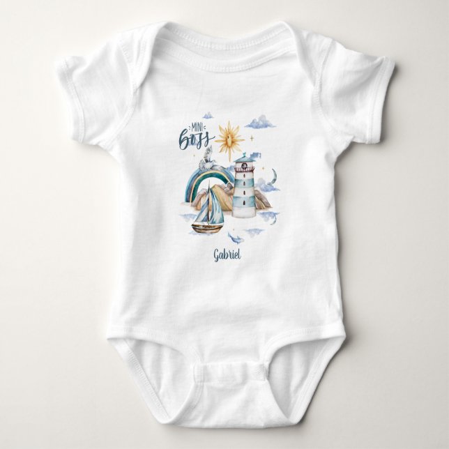 Body Mini vaisseau amiral dans l'océan personnalisable (Devant)