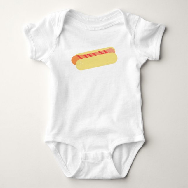 Body Minimaliste Hotdog Foodie (Devant)