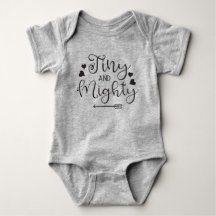 Minuscule Et Puissant Bodysuit Bébé Adorable