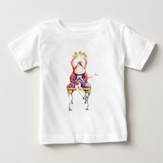 Body mit tutú Prinzessin Baby T-shirt (Vorderseite)