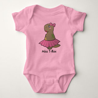 Body Mlle T-Rex Bodysuit Tutu de dinosaure de bébé