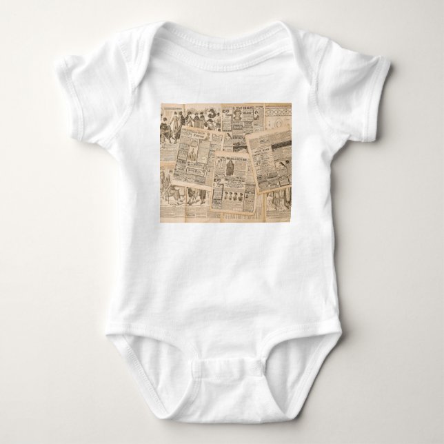 Body Mode antique : Pages publicitaires de journaux (Devant)