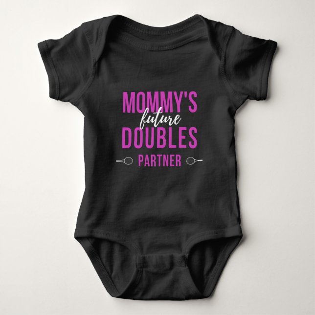 Body Mommy's Future Doubles Partenaire Tennis Typograph (Devant)