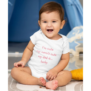 Body Moms mignonne Papa Lucky Funny Nouveau-né Garçon F