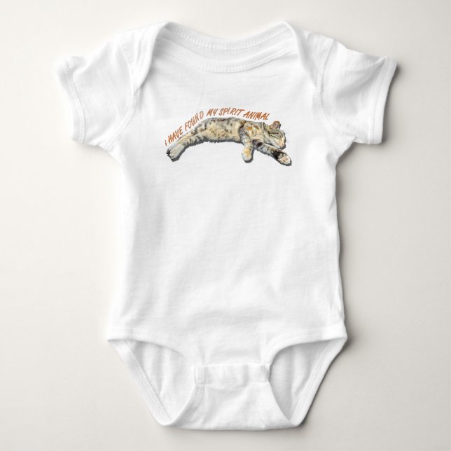 Body mon animal d'esprit, t-shirt de chat, sur place (Devant)