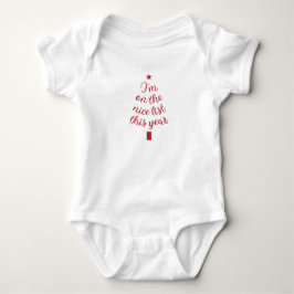 Body mon bébé Noël