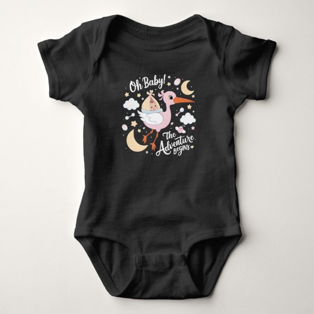 Body Mon bébé ! T-shirt baby shower (Devant)
