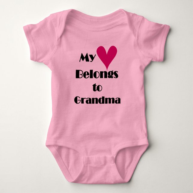 Body Mon coeur appartient à grand-mère (Devant)