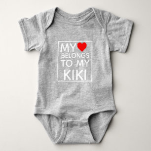 Body Mon coeur appartient à mon NOM