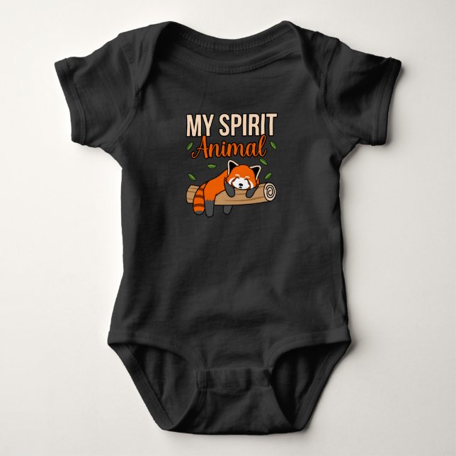 Body Mon Esprit Animal Red Pandas mignon Pet Panda Love (Devant)