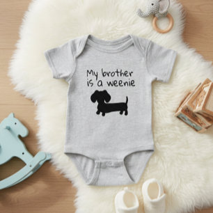 Body Mon frère est un mauviette - Cadeau bébé chien de 