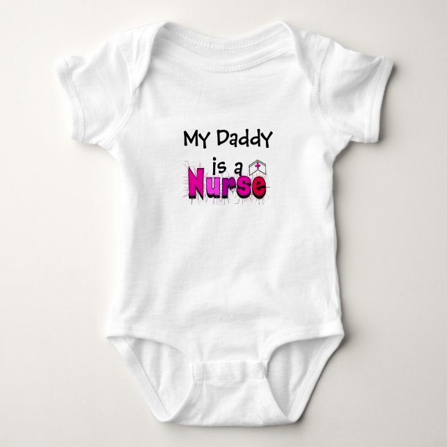 Body Mon papa est une infirmière--T-shirts d'enfants (Devant)