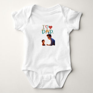 Body Mon papa, mon T-shirt en héros