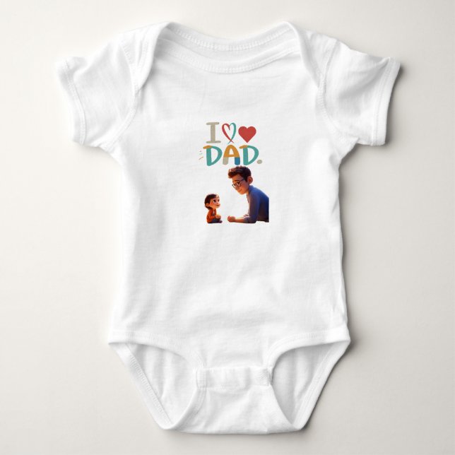 Body Mon papa, mon T-shirt en héros (Devant)
