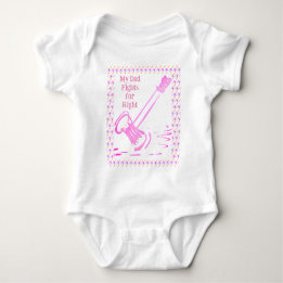 Body Mon père se bat pour le costume de bébé de droite 