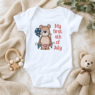 Body Mon premier 4 juillet patriotique
