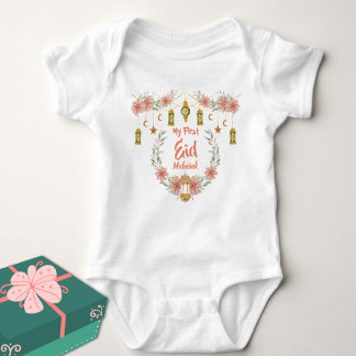 Body Mon premier Aïd Moubarak Fleurs mignonnes Lampe Lu
