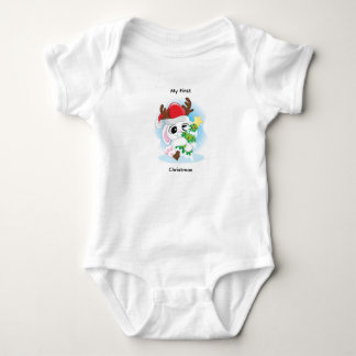 Body Mon premier bébé de Noël grandit Noël nouveau-né