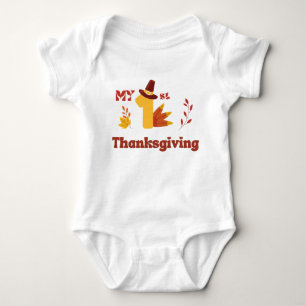 Body Mon premier cadeau d'automne de Thanksgiving laiss