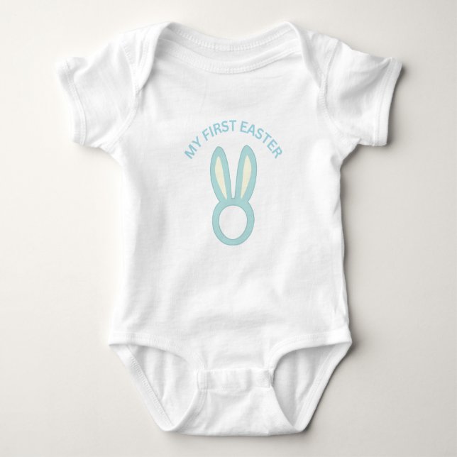Body Mon premier maillot de bébé de pattes de lapin de  (Devant)