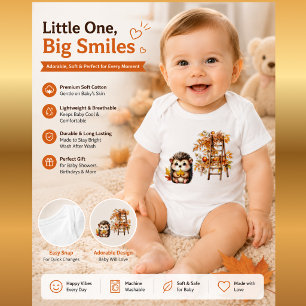 Body Mon Premier Tenue d'Automne Combinaison Mignonne
