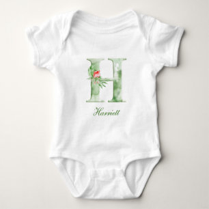 Body Monogramme Personnalisé De Nom Personnalisé Bo