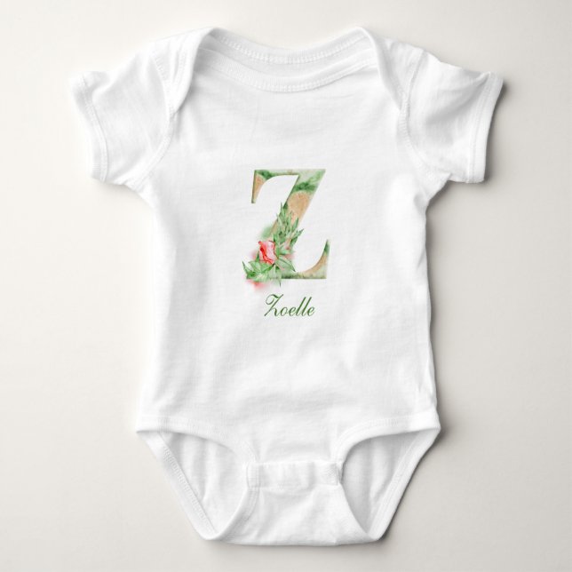 Body Monogramme Personnalisé De Nom Personnalisé| Boîti (Devant)