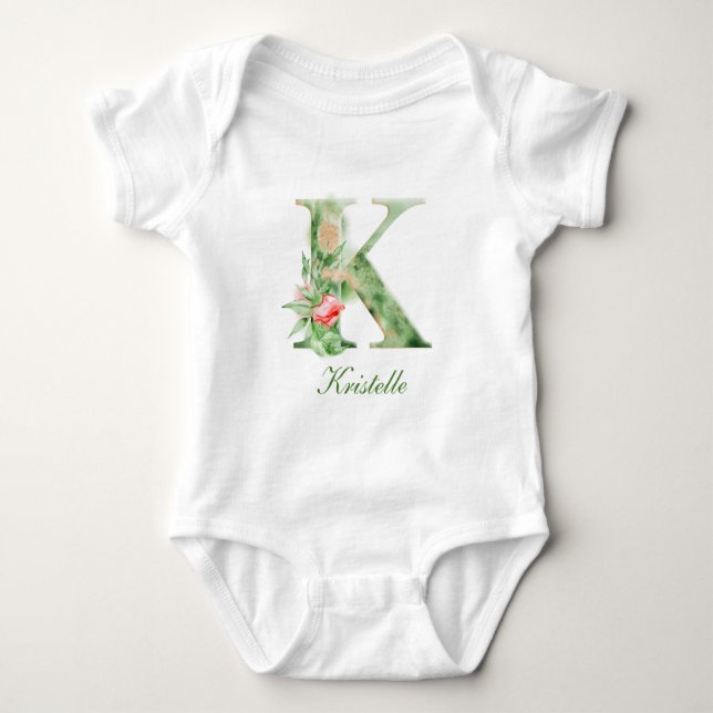 Body Monogramme Personnalisé De Nom Personnalisé| Boîti (Devant)