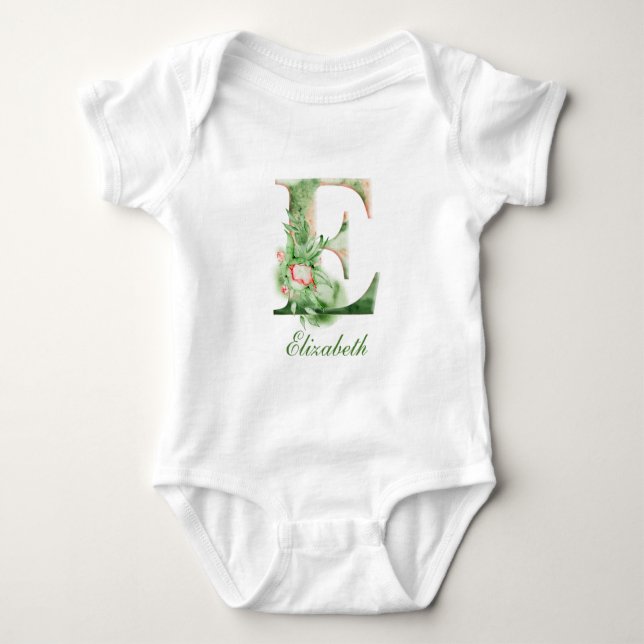 Body Monogramme personnalisé personnalisé | Bodysuit (Devant)