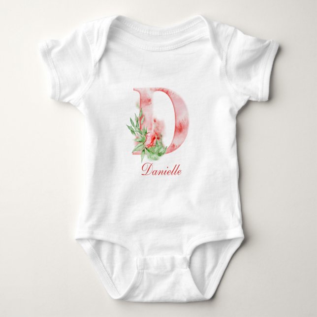 Body Monogramme personnalisé personnalisé | Bodysuit (Devant)
