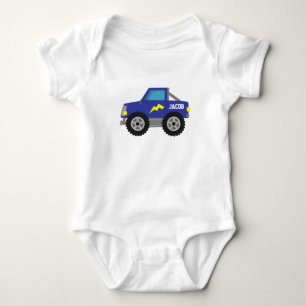 Body Monster Truck Racing Blue, pour Bébés Garçons