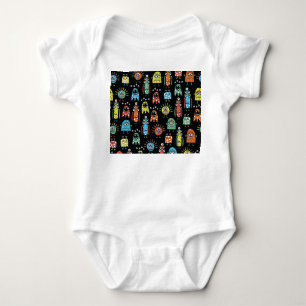 Body Monstres Aliens : Mignonne Vintage sans couture