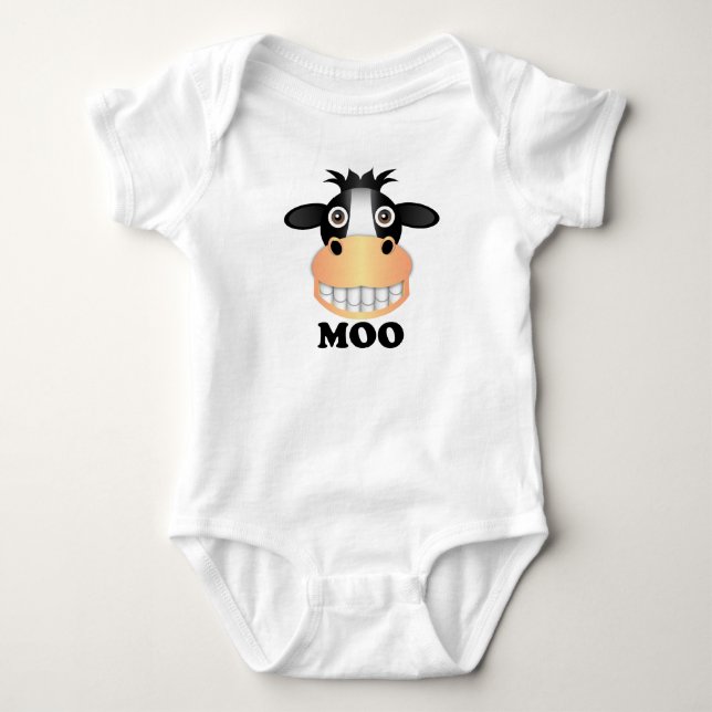 Body Moo - Baby Jersey Bodysuit  (Devant)