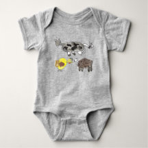 Moo, cluck, baa. Joli design animal pour les enfan
