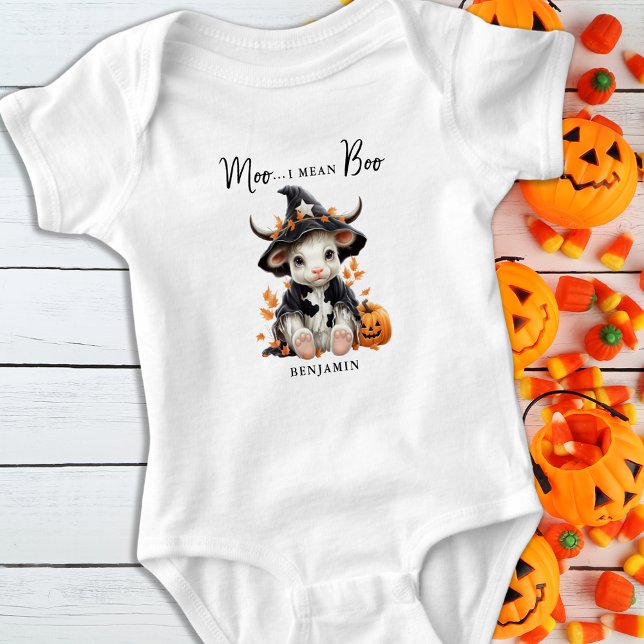 Body Moo I Signifie Boo Cute Halloween vache personnali (Créateur téléchargé)