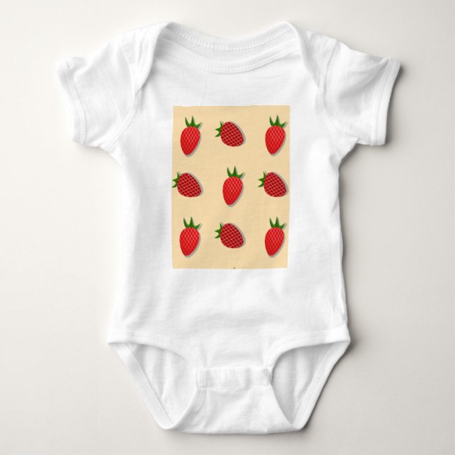 Body Motif de fraises pour les fruits à l'été bonnes vi (Devant)