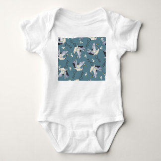 Body Motif de grue, illustration Flying Bird.