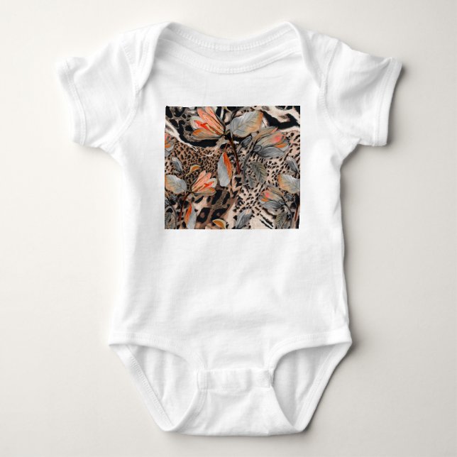 Body Motif de la peau animale africaine sauvage (Devant)