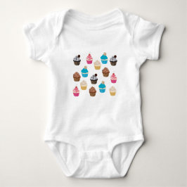 Body Motif de petits gâteaux colorés