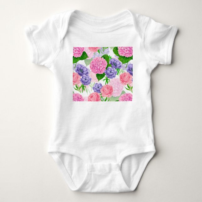 Body Motif floral aquarelle (Devant)