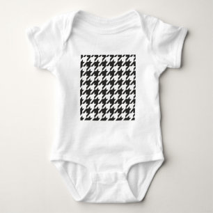 Body Motif gris de pied-de-poule et noir et blanc sans