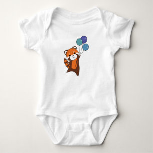 Body Mouches Rouges Panda Ballons mignons Animaux Pour
