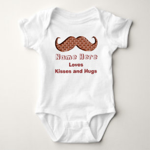 Body Moustache de bébé personnalisées Vêtements d'une p