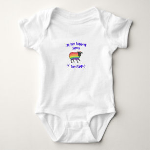 Body Mouton arc-en-ciel de la famille